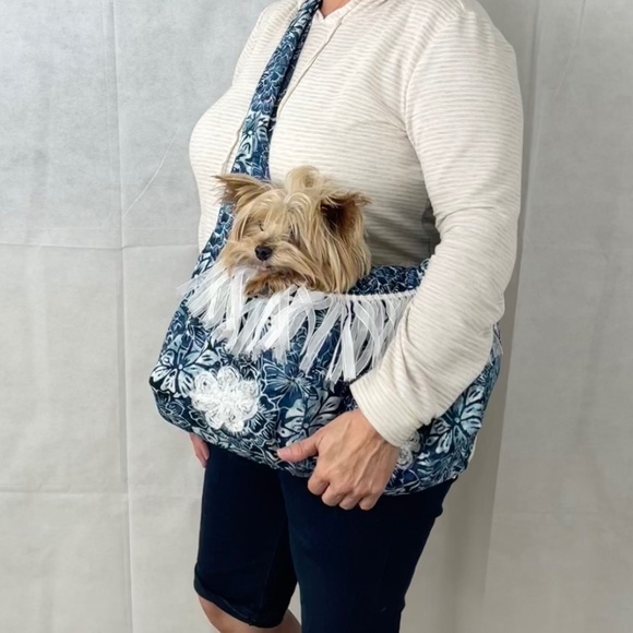 DESIGNER "FURBABY" TOTE CARRIER (NWOT) HANDMADE - Picture 11 of 15